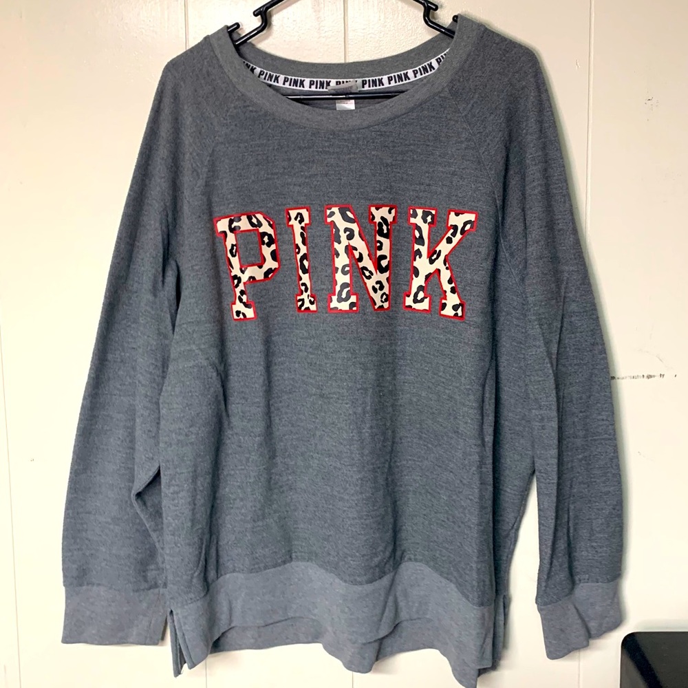 PINK crew neck size large